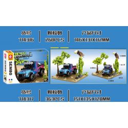 SEMBO 714318 HẠM ĐỘI THÚ VỊ CẢNH ĐỊA HÌNH PENTIUM bộ đồ chơi xếp lắp ráp ghép mô hình Racers Đua Tốc Độ 354 khối