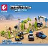 SEMBO 714319 HẠM ĐỘI THÚ VỊ CẢNH OFF-ROAD CỦA WRANGLER bộ đồ chơi xếp lắp ráp ghép mô hình Racers Đua Tốc Độ 358 khối