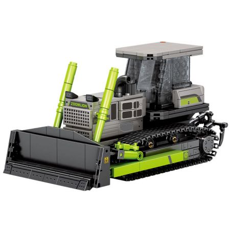 SEMBO 705115 ZOOMLION MÁY ỦI bộ đồ chơi xếp lắp ráp ghép mô hình ZOOMLION BULLDOZER 568 khối