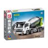 SEMBO 705116 ZOOMLION XE TRỘN BÊ TÔNG bộ đồ chơi xếp lắp ráp ghép mô hình ZOOMLION TRUCK MIXER 368 khối