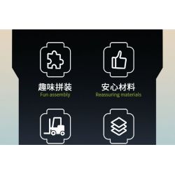 SEMBO 705117 ZOOMLION MÁY XÚC bộ đồ chơi xếp lắp ráp ghép mô hình ZOOMLION EXCAVATOR 664 khối