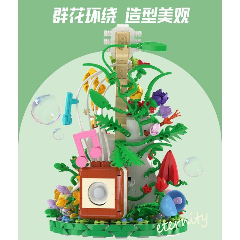 WANGAO 288014 HOA ĐÀN GUITAR bộ đồ chơi xếp lắp ráp ghép mô hình Creator Sáng Tạo