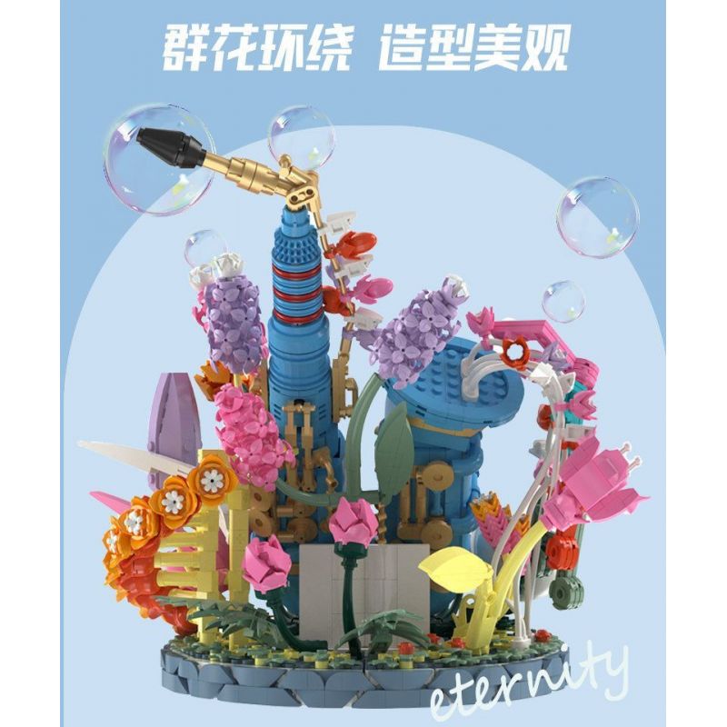 WANGAO 288015 HOA KÈN SAXOPHONE bộ đồ chơi xếp lắp ráp ghép mô hình Creator Sáng Tạo