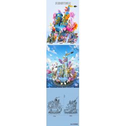 WANGAO 288015 HOA KÈN SAXOPHONE bộ đồ chơi xếp lắp ráp ghép mô hình Creator Sáng Tạo