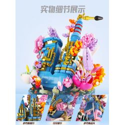 WANGAO 288015 HOA KÈN SAXOPHONE bộ đồ chơi xếp lắp ráp ghép mô hình Creator Sáng Tạo