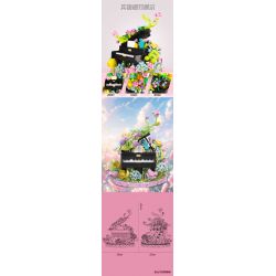 WANGAO 288017 HOA ĐÀN PIANO bộ đồ chơi xếp lắp ráp ghép mô hình Creator Sáng Tạo