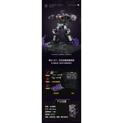 BLOKEES 71155 TRANSFORMERS BEYOND DARK SKYFALL 08 bộ đồ chơi xếp lắp ráp ghép mô hình Movie & Game NEMESIS PRIME Phim Và Trò Chơi