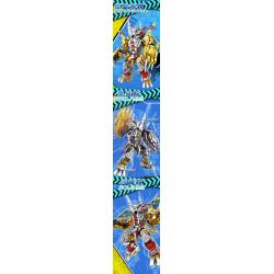 ZB696 DIGIMON BATTLEGREYMON bộ đồ chơi xếp lắp ráp ghép mô hình Movie & Game WAR MECHA Phim Và Trò Chơi 1200 khối