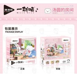 INBRIXX 885001 NẾU LỊCH SỬ LÀ MỘT ĐÀN MÈO PHÒNG CỦA ĐƯỜNG NGUYÊN bộ đồ chơi xếp lắp ráp ghép mô hình Movie & Game Phim Và Trò Chơi 287 khối