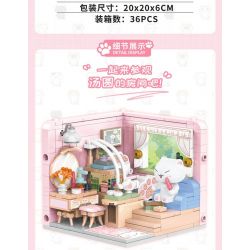 INBRIXX 885001 NẾU LỊCH SỬ LÀ MỘT ĐÀN MÈO PHÒNG CỦA ĐƯỜNG NGUYÊN bộ đồ chơi xếp lắp ráp ghép mô hình Movie & Game Phim Và Trò Chơi 287 khối