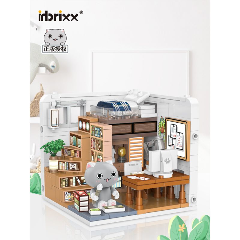 INBRIXX 885002 NẾU LỊCH SỬ LÀ MỘT ĐÀN MÈO PHÒNG CỦA NIAN GAO bộ đồ chơi xếp lắp ráp ghép mô hình Movie & Game Phim Và Trò Chơi 245 khối