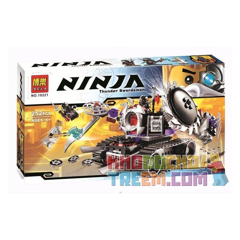 NOT Lego DESTRUCTOID 70726 Bela 10221 Lari 10221 xếp lắp ráp ghép mô hình CỖ MÁY HỦY DIỆT CHẤT PHÁ The Lego Ninjago Movie Ninja Lốc Xoáy 253 khối
