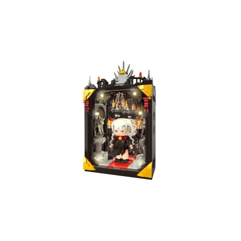 IAMBRICK 30102 non  CUNG ĐIỆN BÓNG TỐI bộ đồ chơi xếp lắp ráp ghép mô hình DARKNESS SHADOW TEMPLE