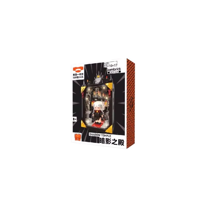 IAMBRICK 30102 CUNG ĐIỆN BÓNG TỐI bộ đồ chơi xếp lắp ráp ghép mô hình DARKNESS SHADOW TEMPLE