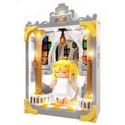 IAMBRICK 30101 ÁNH SÁNG CỦA BAI HUI bộ đồ chơi xếp lắp ráp ghép mô hình THE LIGHT OF WHITE RADIANCE