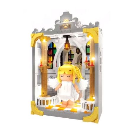 IAMBRICK 30101 ÁNH SÁNG CỦA BAI HUI bộ đồ chơi xếp lắp ráp ghép mô hình THE LIGHT OF WHITE RADIANCE