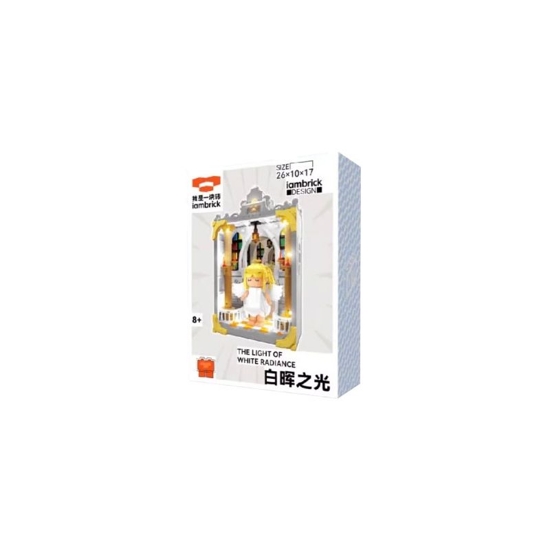 IAMBRICK 30101 ÁNH SÁNG CỦA BAI HUI bộ đồ chơi xếp lắp ráp ghép mô hình THE LIGHT OF WHITE RADIANCE