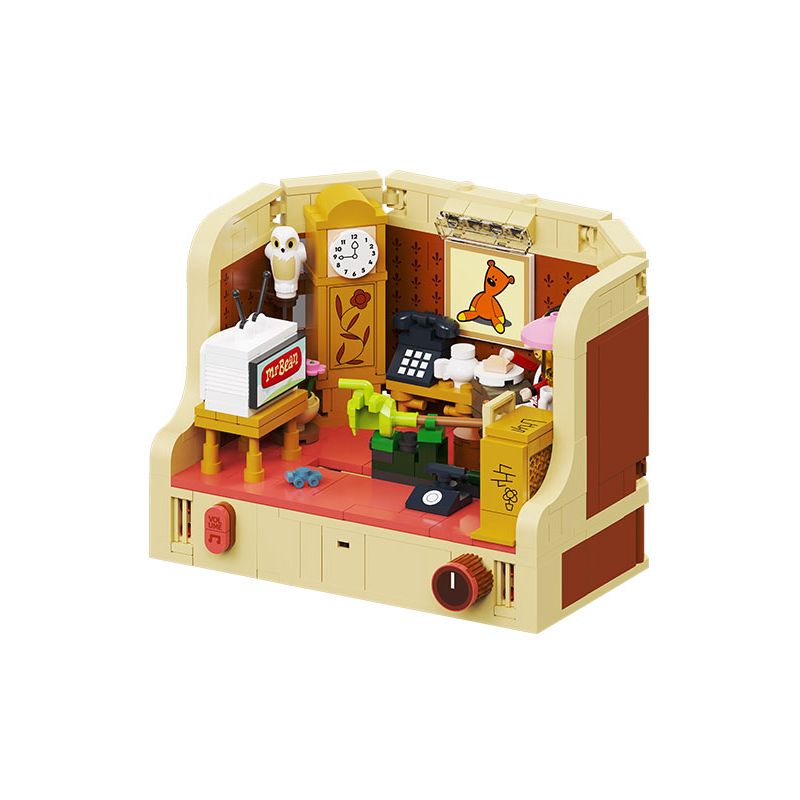 Lego AREA-X AB0036 Mr. Bean：Living Room Xếp hình lắp ráp ghép mô hình Mr. Bean: Phòng khách của Mr Bean