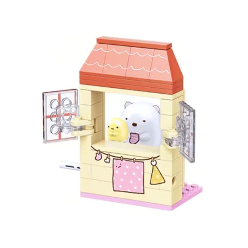 KEEPPLEY K21201 21201 non  BỆ CỬA SỔ GÓC CỦA  GẤU TRẮNG bộ đồ chơi xếp lắp ráp ghép mô hình Movie & Game Phim Và Trò Chơi