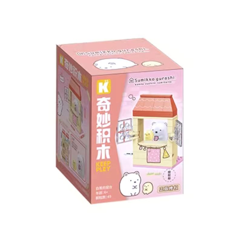 KEEPPLEY K21201 21201 BỆ CỬA SỔ GÓC CỦA FRIENDS GẤU TRẮNG bộ đồ chơi xếp lắp ráp ghép mô hình Movie & Game Phim Và Trò Chơi