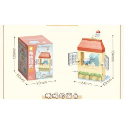 KEEPPLEY K21201 21201 BỆ CỬA SỔ GÓC CỦA FRIENDS GẤU TRẮNG bộ đồ chơi xếp lắp ráp ghép mô hình Movie & Game Phim Và Trò Chơi