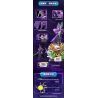 AREA-X AB0040 0040 YU-GI-OH! PHÁP SƯ BÓNG TỐI bộ đồ chơi xếp lắp ráp ghép mô hình Movie & Game DARK MAGICIAN Phim Và Trò Chơi