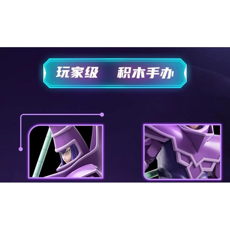 AREA-X AB0040 0040 YU-GI-OH! PHÁP SƯ BÓNG TỐI bộ đồ chơi xếp lắp ráp ghép mô hình Movie & Game DARK MAGICIAN Phim Và Trò Chơi