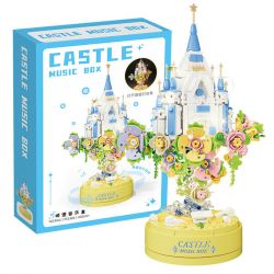 CAYI 8311 HỘP NHẠC LÂU ĐÀI bộ đồ chơi xếp lắp ráp ghép mô hình CASTLE MUSIC BOX 601 khối