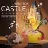CAYI 8311 HỘP NHẠC LÂU ĐÀI bộ đồ chơi xếp lắp ráp ghép mô hình CASTLE MUSIC BOX 601 khối