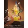 CAYI 8311 HỘP NHẠC LÂU ĐÀI bộ đồ chơi xếp lắp ráp ghép mô hình CASTLE MUSIC BOX 601 khối