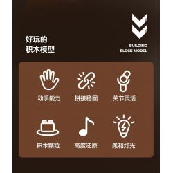 CAYI 8311 HỘP NHẠC LÂU ĐÀI bộ đồ chơi xếp lắp ráp ghép mô hình CASTLE MUSIC BOX 601 khối