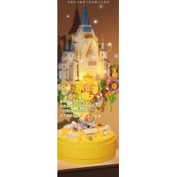 CAYI 8311 HỘP NHẠC LÂU ĐÀI bộ đồ chơi xếp lắp ráp ghép mô hình CASTLE MUSIC BOX 601 khối