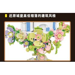 CAYI 8311 HỘP NHẠC LÂU ĐÀI bộ đồ chơi xếp lắp ráp ghép mô hình CASTLE MUSIC BOX 601 khối