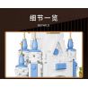 CAYI 8311 HỘP NHẠC LÂU ĐÀI bộ đồ chơi xếp lắp ráp ghép mô hình CASTLE MUSIC BOX 601 khối