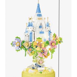 CAYI 8311 HỘP NHẠC LÂU ĐÀI bộ đồ chơi xếp lắp ráp ghép mô hình CASTLE MUSIC BOX 601 khối