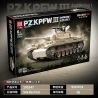 QuanGuan 100247 Quan Guan 100247 THIẾT GIÁP III LOẠI bộ đồ chơi xếp lắp ráp ghép mô hình Military Army Quân Sự Bộ Đội 959 khối