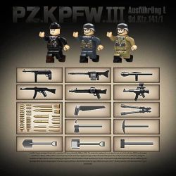 QuanGuan 100247 Quan Guan 100247 THIẾT GIÁP III LOẠI bộ đồ chơi xếp lắp ráp ghép mô hình Military Army Quân Sự Bộ Đội 959 khối