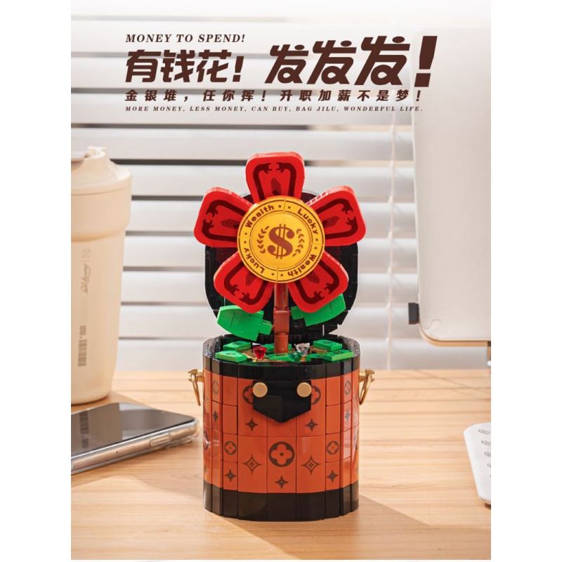 FEMIBOX S2239 2239 CÓ TIỀN ĐỂ TIÊU bộ đồ chơi xếp lắp ráp ghép mô hình 518 khối