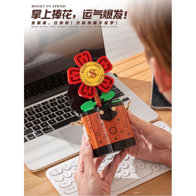 FEMIBOX S2239 2239 CÓ TIỀN ĐỂ TIÊU bộ đồ chơi xếp lắp ráp ghép mô hình 518 khối