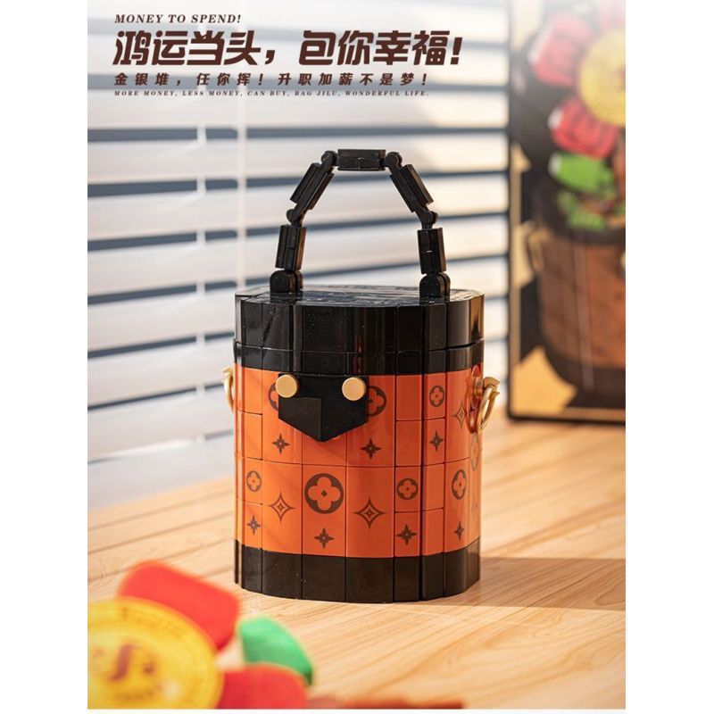 FEMIBOX S2239 2239 CÓ TIỀN ĐỂ TIÊU bộ đồ chơi xếp lắp ráp ghép mô hình 518 khối