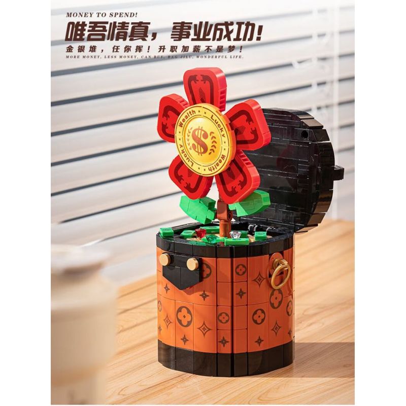 FEMIBOX S2239 2239 CÓ TIỀN ĐỂ TIÊU bộ đồ chơi xếp lắp ráp ghép mô hình 518 khối