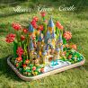 FEMIBOX S2238 2238 LÂU ĐÀI HUALIN bộ đồ chơi xếp lắp ráp ghép mô hình GARDEN CASTLE 1031 khối