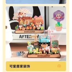 FEMIBOX S2311 2311 HỘP THƠM NƯỚC SỐT THỊT MỤC VỤ bộ đồ chơi xếp lắp ráp ghép mô hình RORO JUMP 359 khối