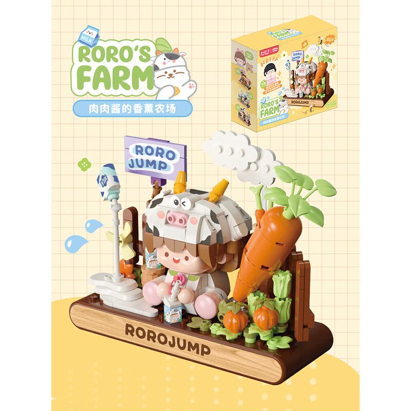 FEMIBOX S2309 2309 HỘP HƯƠNG LIỆU BOLOGNESE TRANG TRẠI bộ đồ chơi xếp lắp ráp ghép mô hình RORO JUMP 330 khối