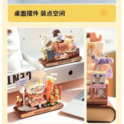 FEMIBOX S2308 2308 HỘP HƯƠNG LIỆU BOLOGNESE KHU VƯỜN bộ đồ chơi xếp lắp ráp ghép mô hình RORO JUMP 423 khối