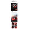 RASTAR 93800-Y 93800 AUDI R8 SPYDER tỷ lệ 1:14 bộ đồ chơi xếp lắp ráp ghép mô hình Speed Champions Racing Cars Đua Xe Công Thức 1440 khối