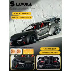 SMALL ANGLE JD019 XE THỂ THAO tỷ lệ 1:8 bộ đồ chơi xếp lắp ráp ghép mô hình Technic TOYOTA SUPRA Kỹ Thuật Công Nghệ Cao Mô Hình Phương Tiện 4399 khối