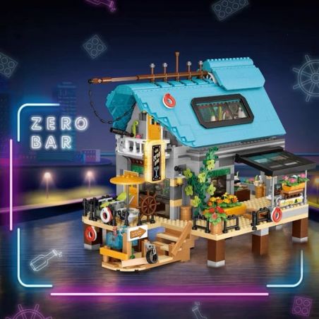 LOZ 1048 non  THANH KHÔNG bộ đồ chơi xếp lắp ráp ghép mô hình Modular Buildings Mô Hình Nhà Cửa 1846 khối