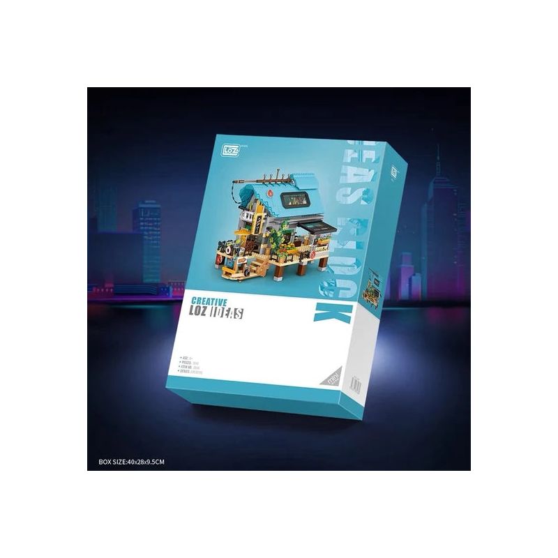 LOZ 1048 non  THANH KHÔNG bộ đồ chơi xếp lắp ráp ghép mô hình Modular Buildings Mô Hình Nhà Cửa 1846 khối