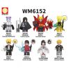 WM 6152 2467 2468 2469 2470 2471 2472 2473 2474 NARUTO MINIFIGURES 8 LOẠI bộ đồ chơi xếp lắp ráp ghép mô hình Movie & Game Phim Và Trò Chơi
